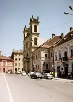 Námestie SNP a katedrála sv. Františka Xaverského, Banská Bystrica (1975)