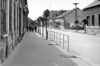 Palatínova ulica a Kúpeľná ulica, Komárno (1954)