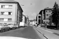 Národná ulica a priechod na Námestie SNP, Banská Bystrica (1976)