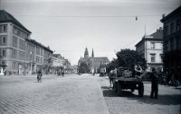 Hlavná ulica a Dóm sv. Alžbety, Košice (1939)