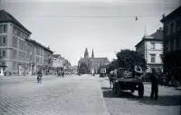 Hlavná ulica a Dóm sv. Alžbety, Košice (1939)