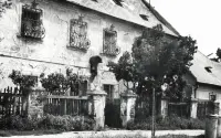 Podhradské nábrežie a zbúraná stará mincovňa, Bratislava (1954)