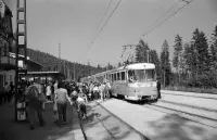 Stanica Tatranskej elektrickej železnice, Starý Smokovec, Vysoké Tatry (1972)
