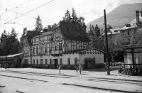 Stanica Tatranskej elektrickej železnice, Starý Smokovec, Vysoké Tatry (1972)