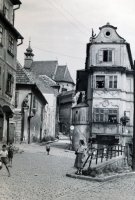 Mikulášska a Židovská ulica, Dom Dobrého pastiera, Bratislava (1956)