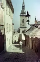 Zámocké schody a Dóm sv. Martina, Bratislava (1956)