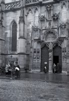 Hlavné námestie, severný portál Dómu sv. Alžbety, Košice (1939)