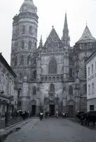 Alžbetina ulica a Dóm sv. Alžbety, Košice (1939)