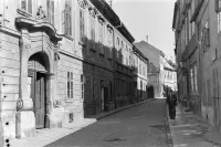 Vydrická ulica a Braunerov palác, Bratislava (1956)