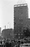 Námestie SNP a dom Manderla, Bratislava (1956)