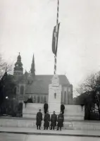 Námestie slobody, kostol sv. Michala a Dóm sv. Alžbety, Košice (1939)