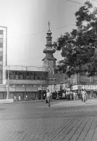 Hurbanovo námestie a Michalská veža, Bratislava (1957)