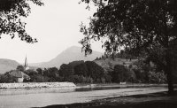 Rieka Orava a kostol sv. Kataríny Alexandrijskej, Dolný Kubín (1931)