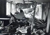 Poštový palác, miestnosti po bombardovaní v júni 1941, Košice (1941)