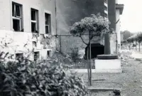 Poštový palác po bombardovaní v júni 1941, Košice (1941)