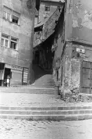Židovská ulica a Zámocké schody, Bratislava (1957)