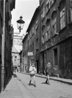 Zámočnícka ulica od Michalskej ulice, Bratislava (1958)