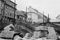 Židovská ulica a Dom Dobrého pastiera, Bratislava (1959)