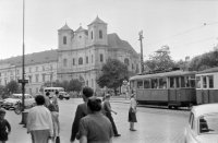 Hurbanovo námestie a kostol trinitárov, Bratislava (1959)