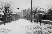Čajakova ulica a Gymnázium Sándora Máraiho, Košice (1943)