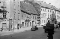 Františkánske námestie a Mirbachov palác, Bratislava (1959)