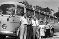 Ulica s autobusom, Bratislava (1960)