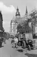 Hlavná ulica a Dóm sv. Alžbety, Košice (1960)