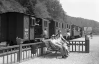 Stanica pionierskej železnice v Čermeľskej doline, Košice (1960)
