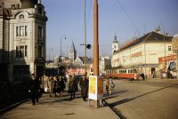 Námestie SNP, reformovaný kostol a veža milosrdných, Bratislava (1960)