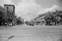 Hlavná ulica a Dóm sv. Alžbety, Košice (1962)