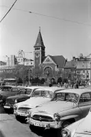 Námestie SNP a reformovaný kostol, Bratislava (1963)