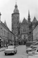 Alžbetina ulica a Dóm sv. Alžbety, Košice (1974)