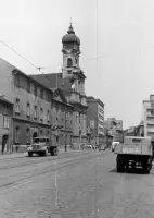 Špitálska ulica, kostol a kláštor sv. Alžbety, Bratislava (1963)