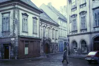 Panská ulica smerom k Ventúrskej ulici, Bratislava (1971)
