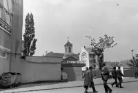 Dunajská ulica a kostol sv. Ladislava, Bratislava (1974)