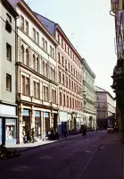 Panská ulica smerom k Ventúrskej ulici, Bratislava (1976)