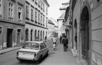 Panská ulica smerom k Ventúrskej ulici, Bratislava (1979)
