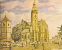 Pred košickým Dómom, Košice (1839)