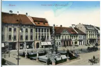 Hlavná ulica s Immaculatou, Košice (1912)