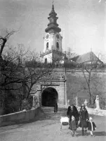 Hradná brána a hradný kostol, Nitra (1929)