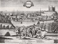 Barokový pohľad zo severu, Bratislava (1730)