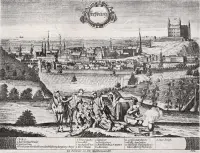 Barokový pohľad zo severu, Bratislava (1730)