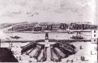 Korunovačný pahorok s Dunajom, Bratislava (1850-1870)
