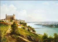 Bratislavský hrad s Dunajom, Bratislava (1850)