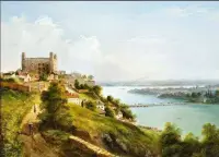 Bratislavský hrad s Dunajom, Bratislava (1850)