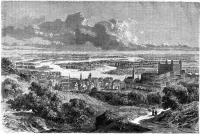 Dunajské údolie s ruinou hradu, Bratislava (1865)