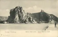 Devín, hradná skala s Arpádovým stĺpom, Bratislava (1900)