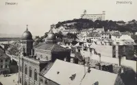 Neologická synagóga a ruina hradu, Bratislava (1895-1914)