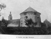 Bzovícky hrad, veža, Bzovík (1906)