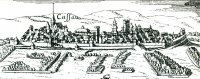 Veduta Košíc v 18. storočí, Košice (1750)